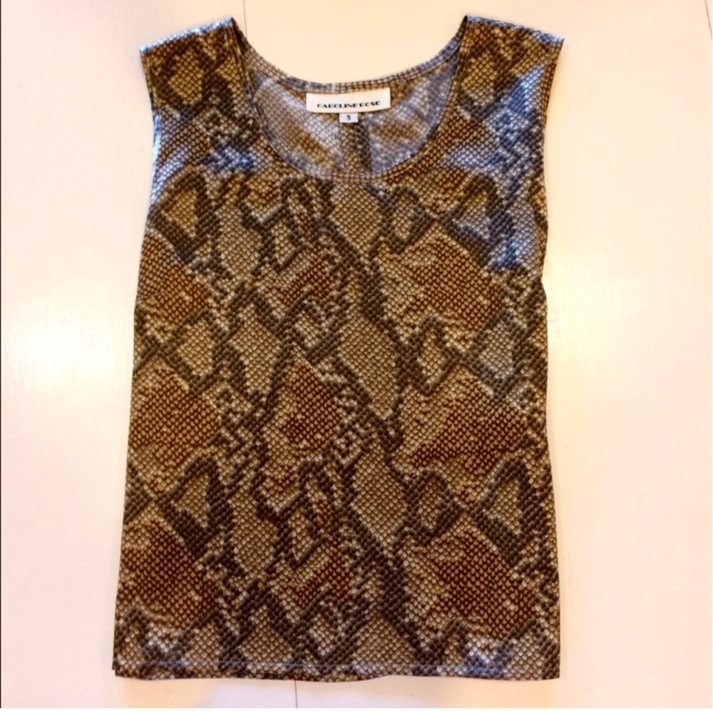 🌹NWOT Silk Caroline Rose Tank Top Small🌹